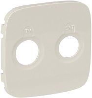 Лицевая панель Legrand Valena Allure для 2-м. розетки TV+SAT слоновая кость картинка